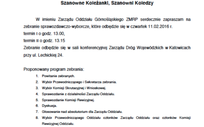 Zebranie sprawozdawczo-wyborcze