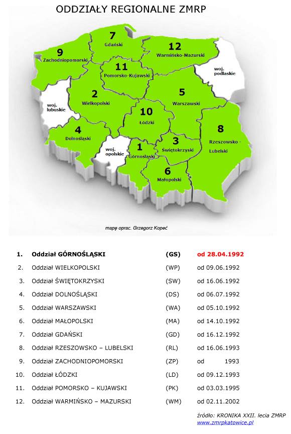 mapka zmrp pierwszy oddział