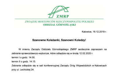 ZAPROSZENIE NA ZEBRANIE SPRAWOZDAWCZO – WYBORCZE