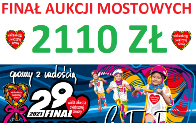 SUKCES NASZYCH MOSTOWYCH AUKCJI NA RZECZ 29 FINAŁU WOŚP!