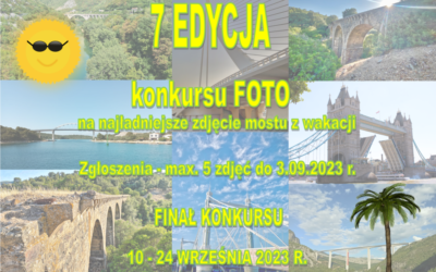 KONKURS FOTO NA NAJŁADNIEJSZE ZDJĘCIE MOSTU Z WAKACJI