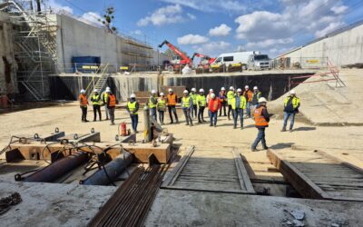 FOTORELACJA Z BUDOWY WIADUKTU KOLEJOWEGO WK-2 W CIAGU OBWODNICY OŚWIĘCIMIA